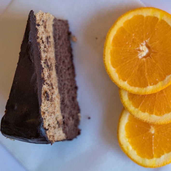 Choco Orange Cake Slices